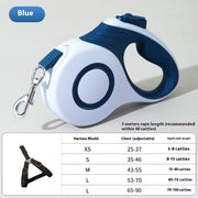 Dog Automatic Retractable Leash Explosion-proof Medium And Large Dog Chain With Trash Can