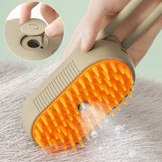 Ultimate 3-in-1 Electric Steam Grooming Brush with Massage and Spray Function for Pets