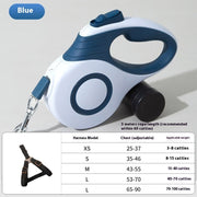 Dog Automatic Retractable Leash Explosion-proof Medium And Large Dog Chain With Trash Can