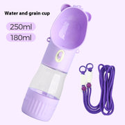 2 In 1 Portable Leak-proof Dog Water Bottle For Small Big Dogs Cats