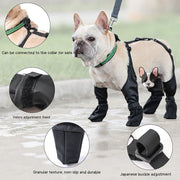 Waterproof Adjustable Breathable Dog Shoes for Outdoor Walking