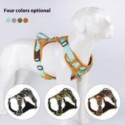Reflective Safety Harness with Handheld Rope for Dogs