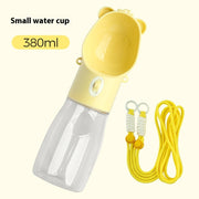 2 In 1 Portable Leak-proof Dog Water Bottle For Small Big Dogs Cats