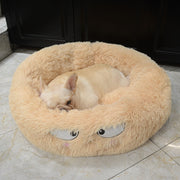 Cozy Donut-Shaped Dog Bed