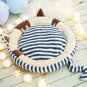 Cozy Non-Removable Pet Bed for Small Dogs and Cats - Soft & Comfortable Mats