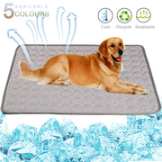Pet Cooling Mat for Dogs - Summer Ice Pad with Moisture-Proof and Anti-Slip Features, Multiple Sizes Available