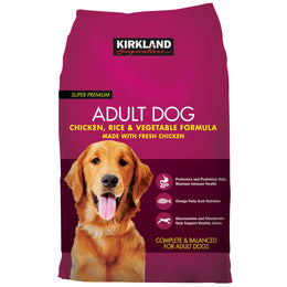 Kirkland Signature Premium Adult Dog Food with Chicken, Rice & Vegetables 12kg