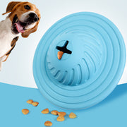 Durable Rubber Flying Disc Dog Toy - Bite Resistant & Multifunctional