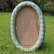 Inflatable Dog Pool Float Bed with Hammock Design for Summer Fun