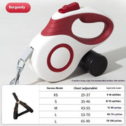 Dog Automatic Retractable Leash Explosion-proof Medium And Large Dog Chain With Trash Can