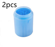 Portable Dog Paw Cleaner Cup – Soft Brush Mud Remover