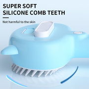 Rechargeable Self-Cleaning Multifunctional Grooming Brush for Cats and Dogs