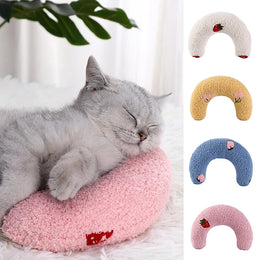 Little Pillow For Cats Neck Protector Puppy U-Shaped Pillow