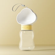 Portable Dog Water Bottle with Feeding Bowl for Outdoor Adventures