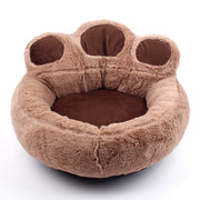 Bear Paw Plush Pet Bed