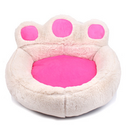 Bear Paw Plush Pet Bed