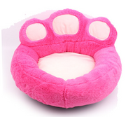 Bear Paw Plush Pet Bed