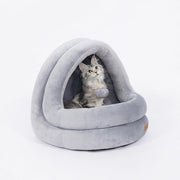 Cozy Velvet Cat and Small Dog Sofa Bed with Removable Mattress