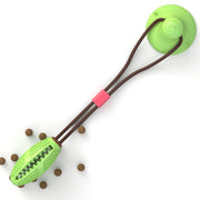 Interactive Suction Cup Dog Tug Ball - Chew Toy for Dental Health and Fun