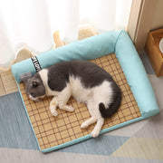 Triangular Summer Cooling Pet Bed for Cats and Dogs