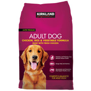 Kirkland Signature Premium Adult Dog Food with Chicken, Rice & Vegetables 12kg