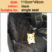 Durable Waterproof Dog Car Seat Cover with Zipper and Storage Pocket - Pet Travel Hammock and Cushion Protector