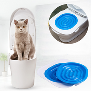 Cat Toilet Training System with LED Seat and Removable Trays
