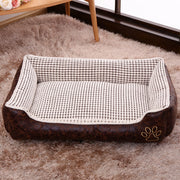 Detachable Washable Corn Wool Pet Bed for Dogs and Cats