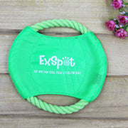 Dog-Friendly Flying Frisbee Rope Toy