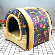 Folding Pet Bed for Dogs and Cats - Cozy & Safe Material